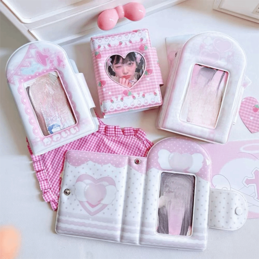 Kpop Photo Card Binder 3 Inch - Uroczy album na fotokarty 3-calowe, PP,
