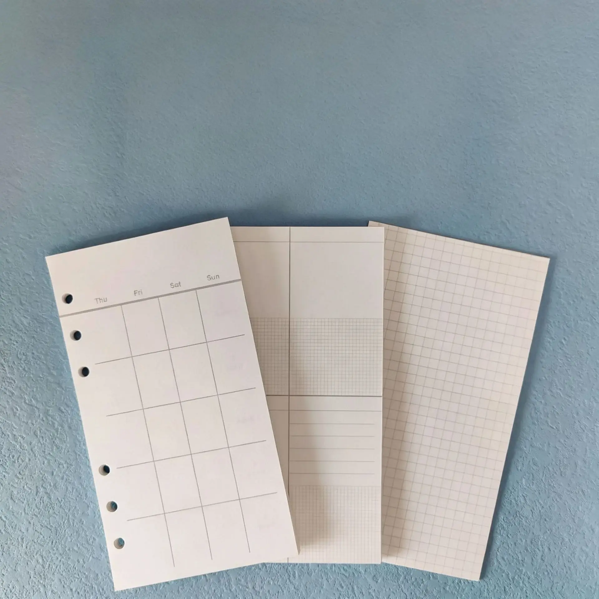 A5 Spiral Dotted Grid Notebook - Wkład do notatnika A5 A6 A7,