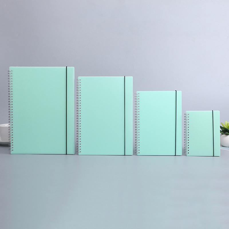 A5 Spiral Dotted Grid Notebook - A6 A5 B5 A4 Zielony Notatnik
