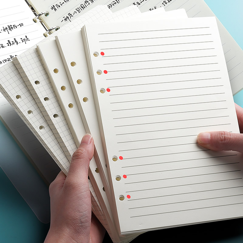 A5 Spiral Dotted Grid Notebook - Wkład do notatnika A5 A6, segregator