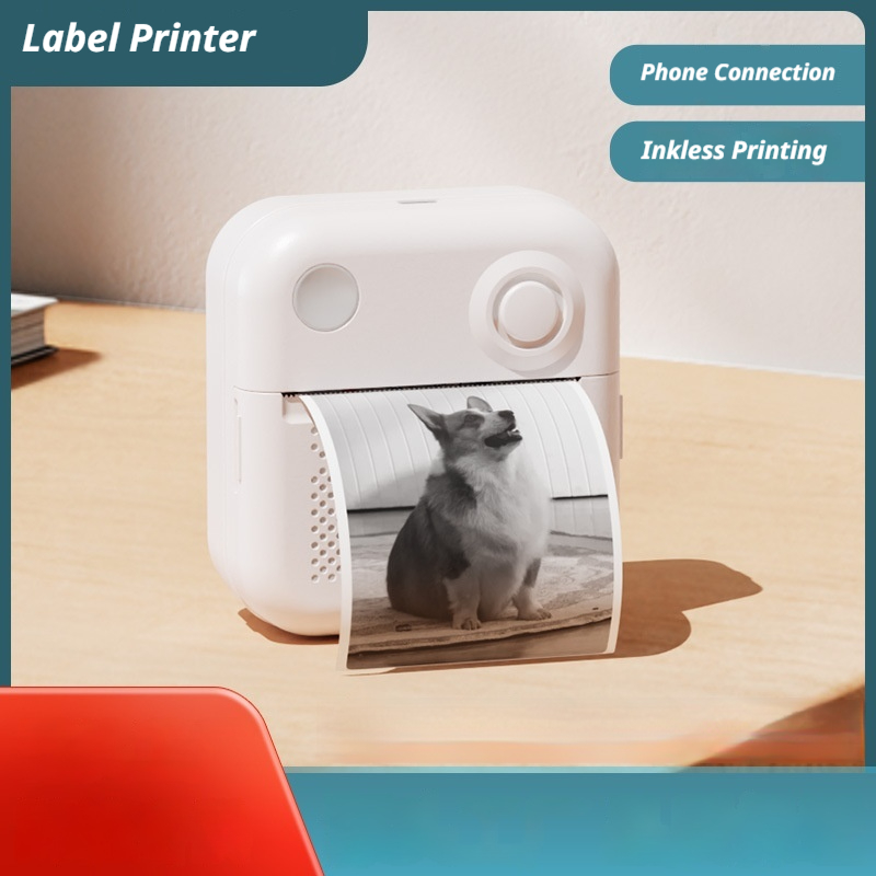 Mini Pocket Thermal Printer Paper Roll - Mini Kieszonkowa Drukarka Termiczna Bluetooth do