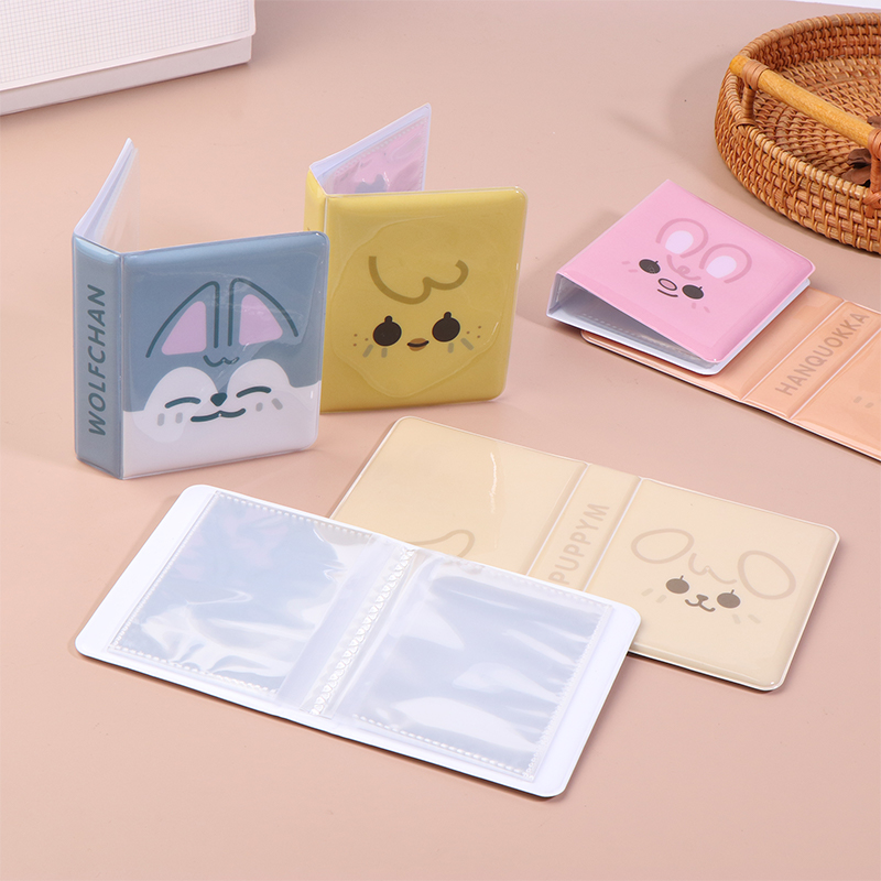 Kpop Photo Card Binder 3 Inch - Album na zdjęcia z kreskówkowymi zwierzętami,