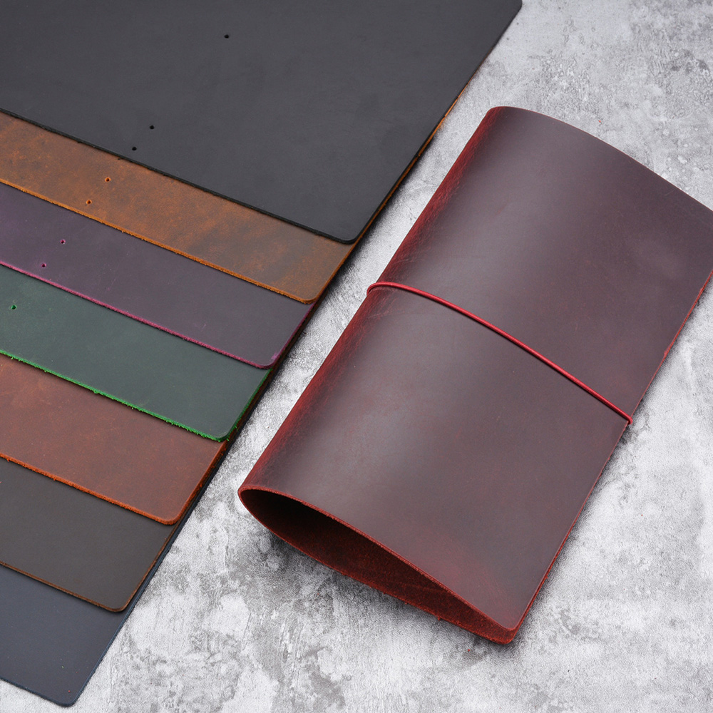 Vintage Leather Journal Notebook - Okładka na notatnik DIY ze skóry