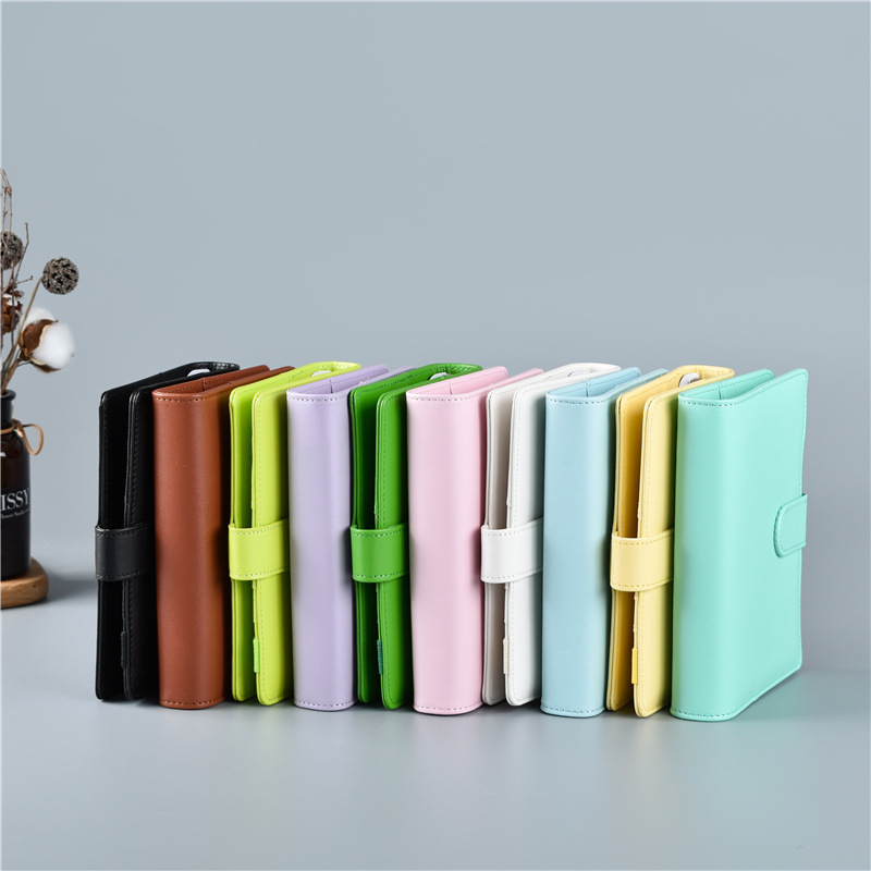 Vintage Leather Journal Notebook - A6/A5 makaronik kolor PU skóra DIY