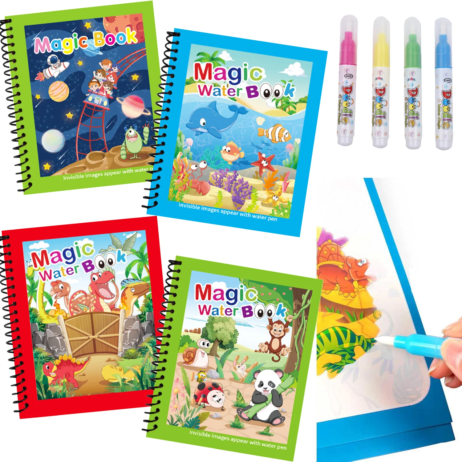 Magiczna książeczka do malowan – Reusable Water Magic Coloring Book recenzja i cena