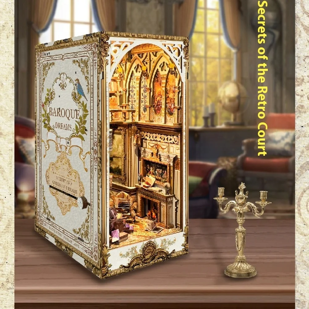 Diy drewniana półka na książki – Diy Wooden Book Nook Kit Shelf Insert recenzja i cena