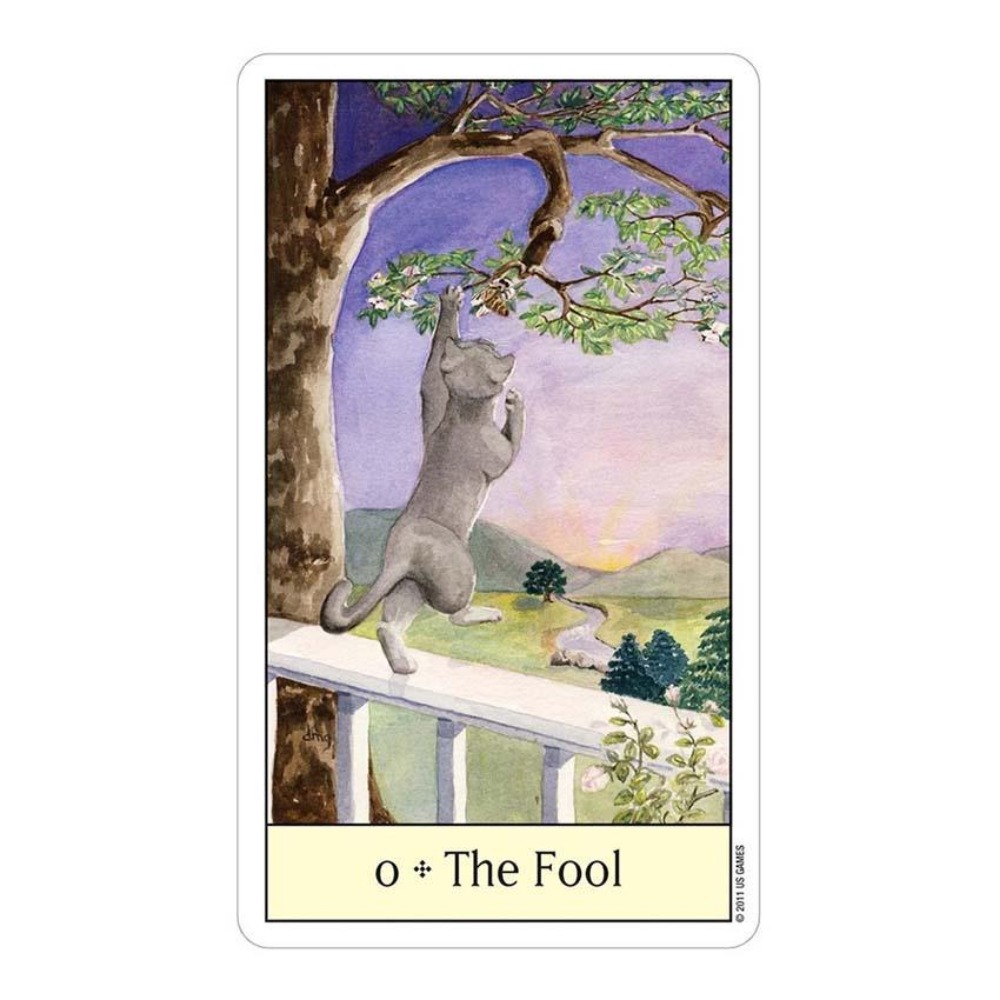 Tarot Kocie Oko 12x7 cm Gry ka – Tarot Deck With Guidebook recenzja i cena