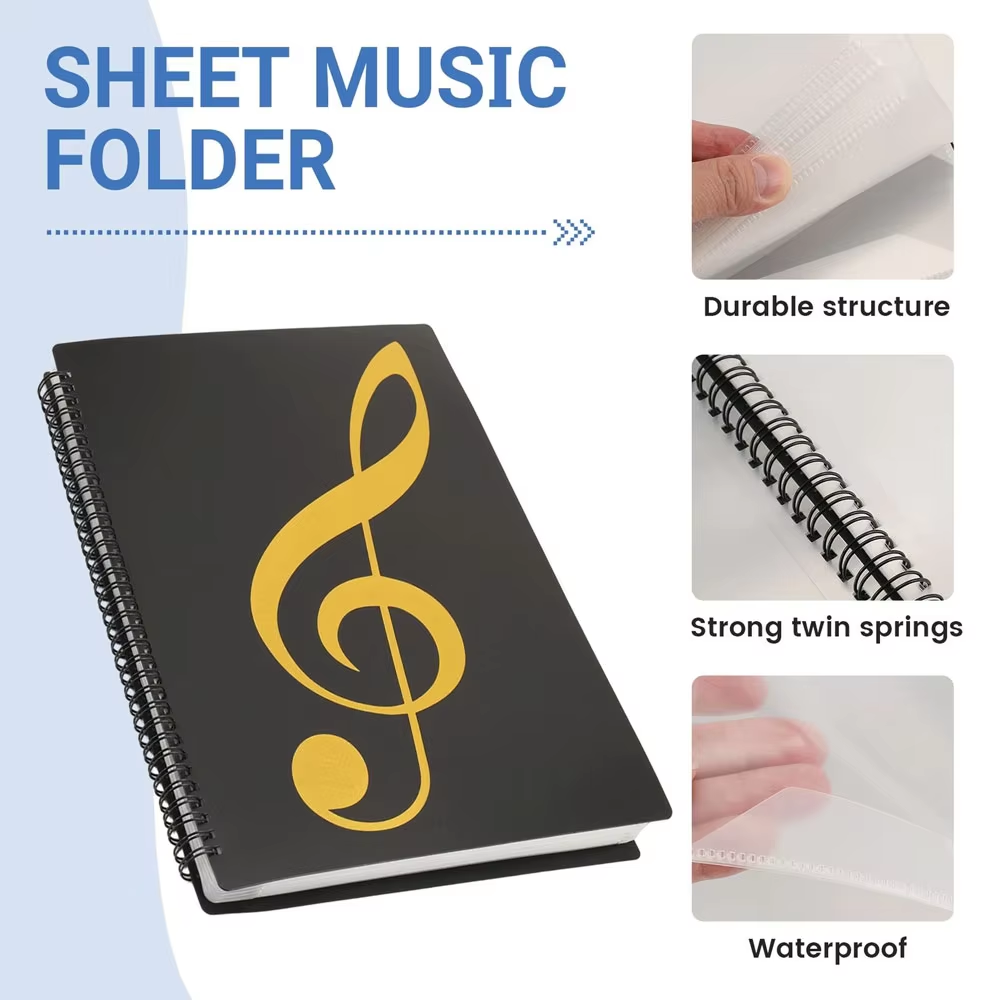 Elastyczny 40-stronicowy folde – Blank Sheet Music Notebook recenzja i cena