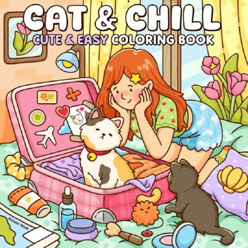 Książka do kolorowania dla dor – Adult Coloring Book Stress Relief recenzja i cena
