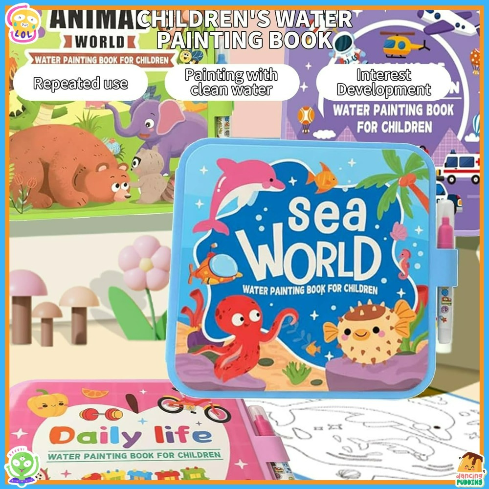 Magiczny zestaw do kolorowania – Reusable Water Magic Coloring Book recenzja i cena