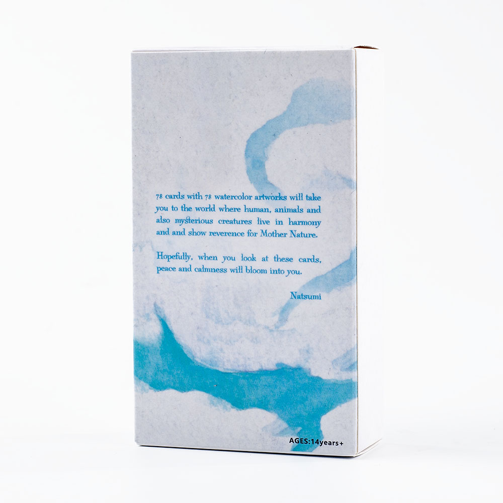 Ręcznie malowana kolorowana ka – Tarot Deck With Guidebook recenzja i cena
