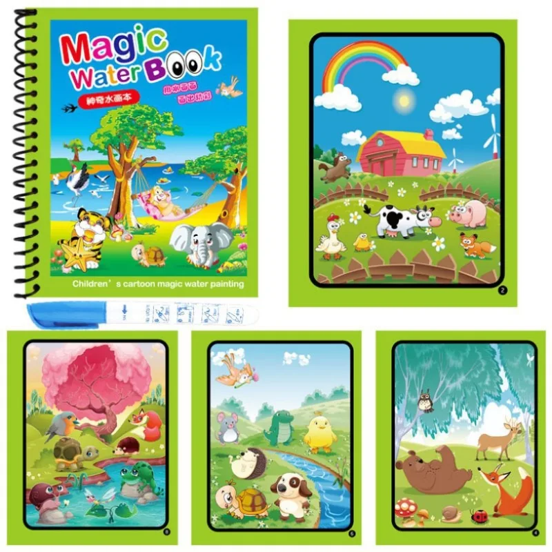 1Pc wielokrotnego użytku magic – Reusable Water Magic Coloring Book recenzja i cena