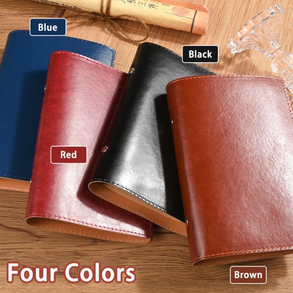 Nowy notes A5/A6 z luźnymi kar – Vintage Leather Journal Notebook recenzja i cena
