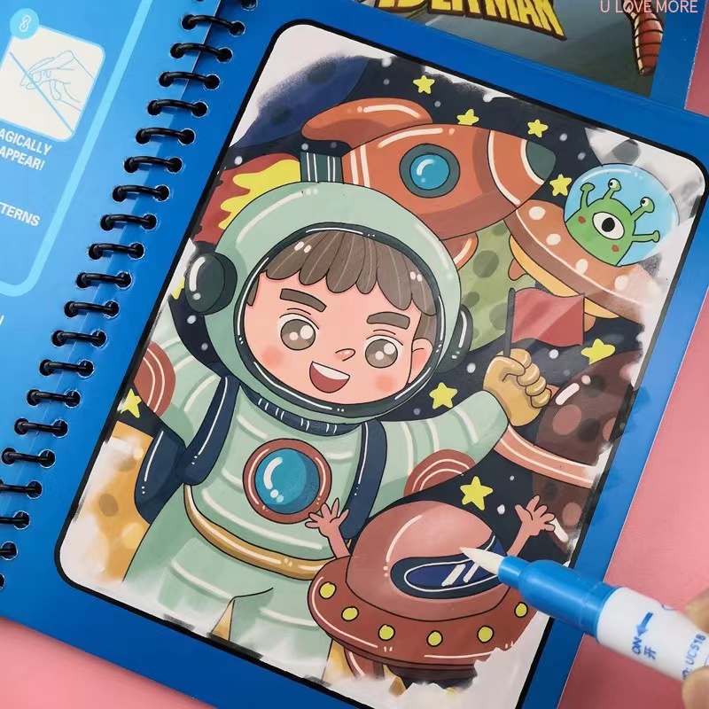 1 szt. Magiczna książka do rys – Reusable Water Magic Coloring Book recenzja i cena