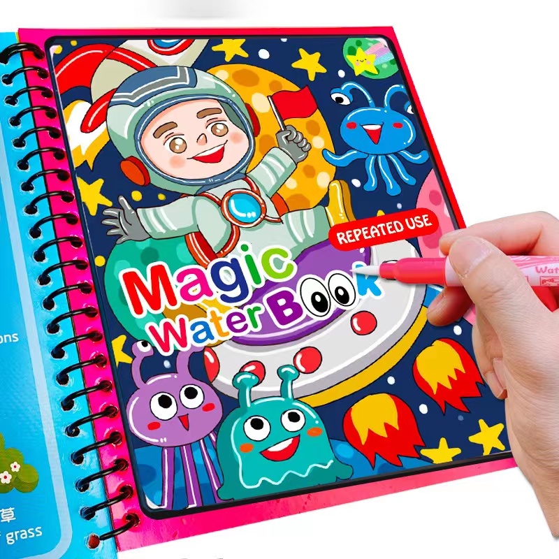 1 szt. Magiczna książka do rys – Reusable Water Magic Coloring Book recenzja i cena