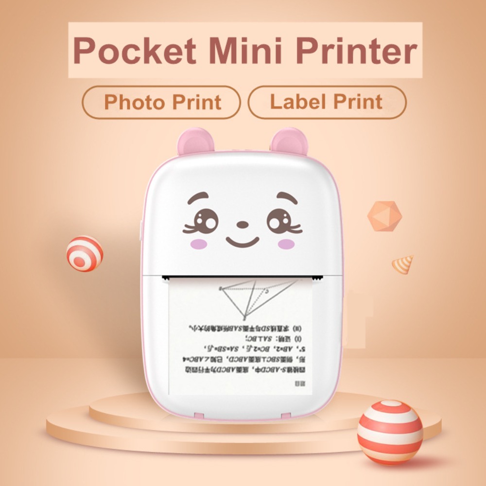 Mini Przenośna Kieszonkowa Dru – Mini Pocket Thermal Printer Paper Roll recenzja i cena