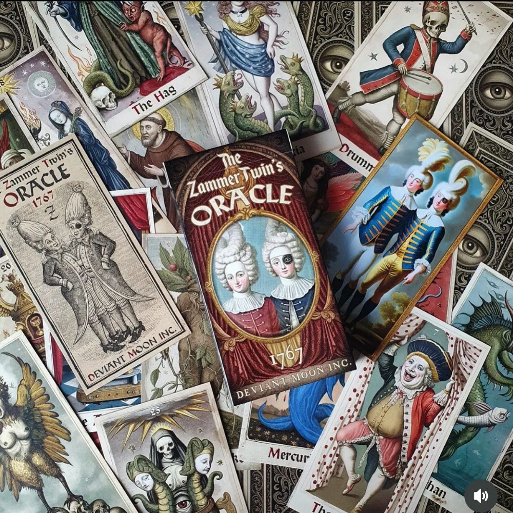 6*12cm The Zammer Twins 1st Ed – Tarot Deck With Guidebook recenzja i cena