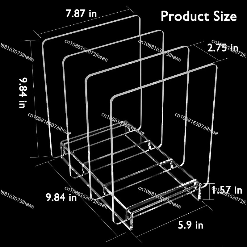Przezroczysty akrylowy organiz – Clear Acrylic Book Stand Holder recenzja i cena