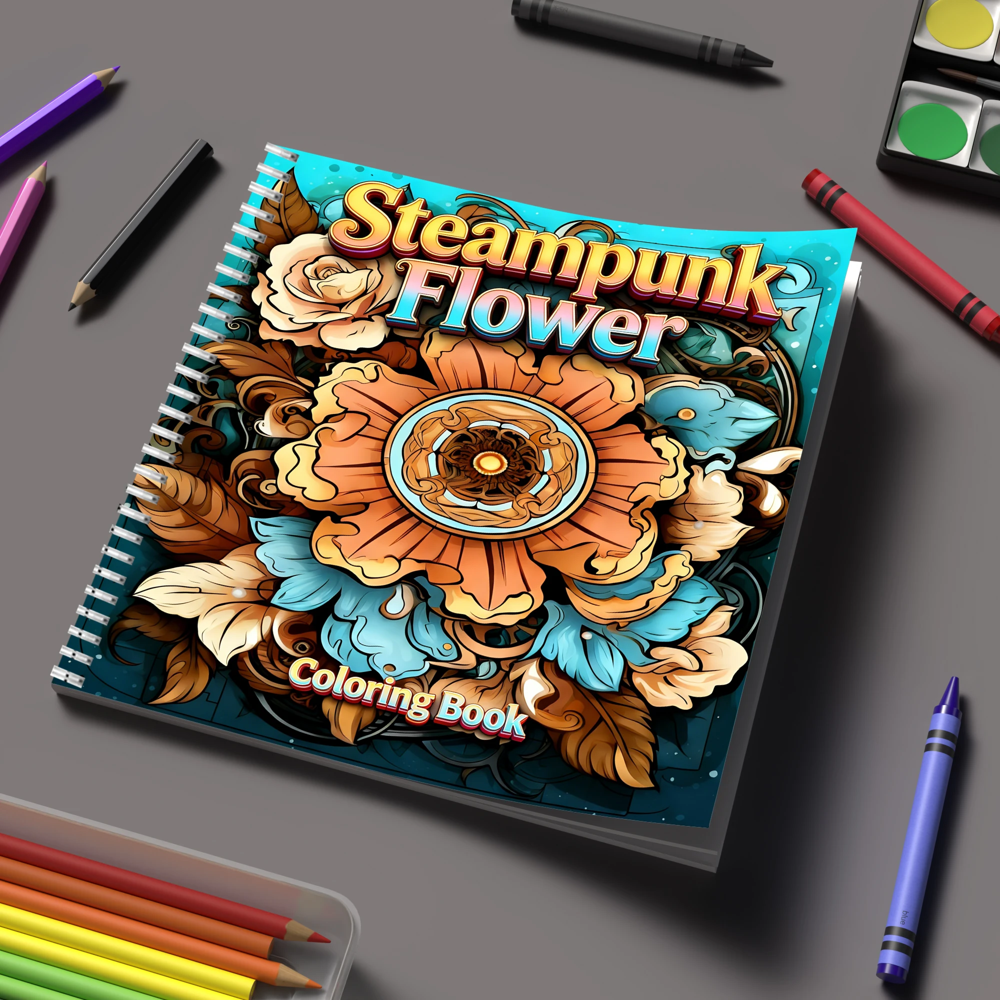 Książeczka do kolorowania Stea – Adult Coloring Book Stress Relief recenzja i cena