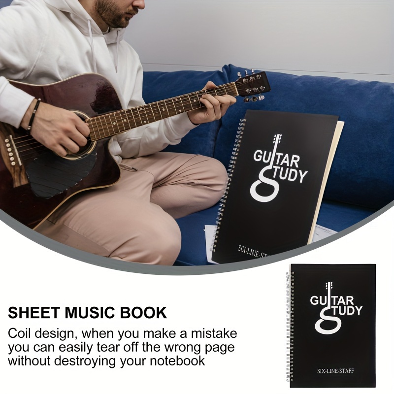 Notatnik z tabliczkami gitarow – Blank Sheet Music Notebook recenzja i cena