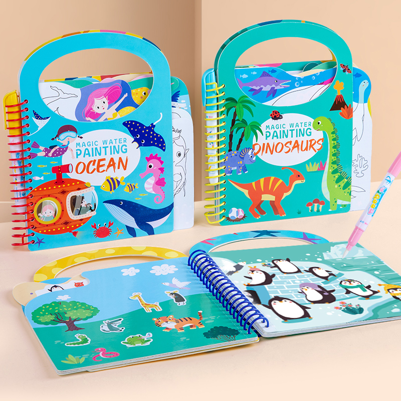 Magiczna książka do rysowania  – Reusable Water Magic Coloring Book recenzja i cena