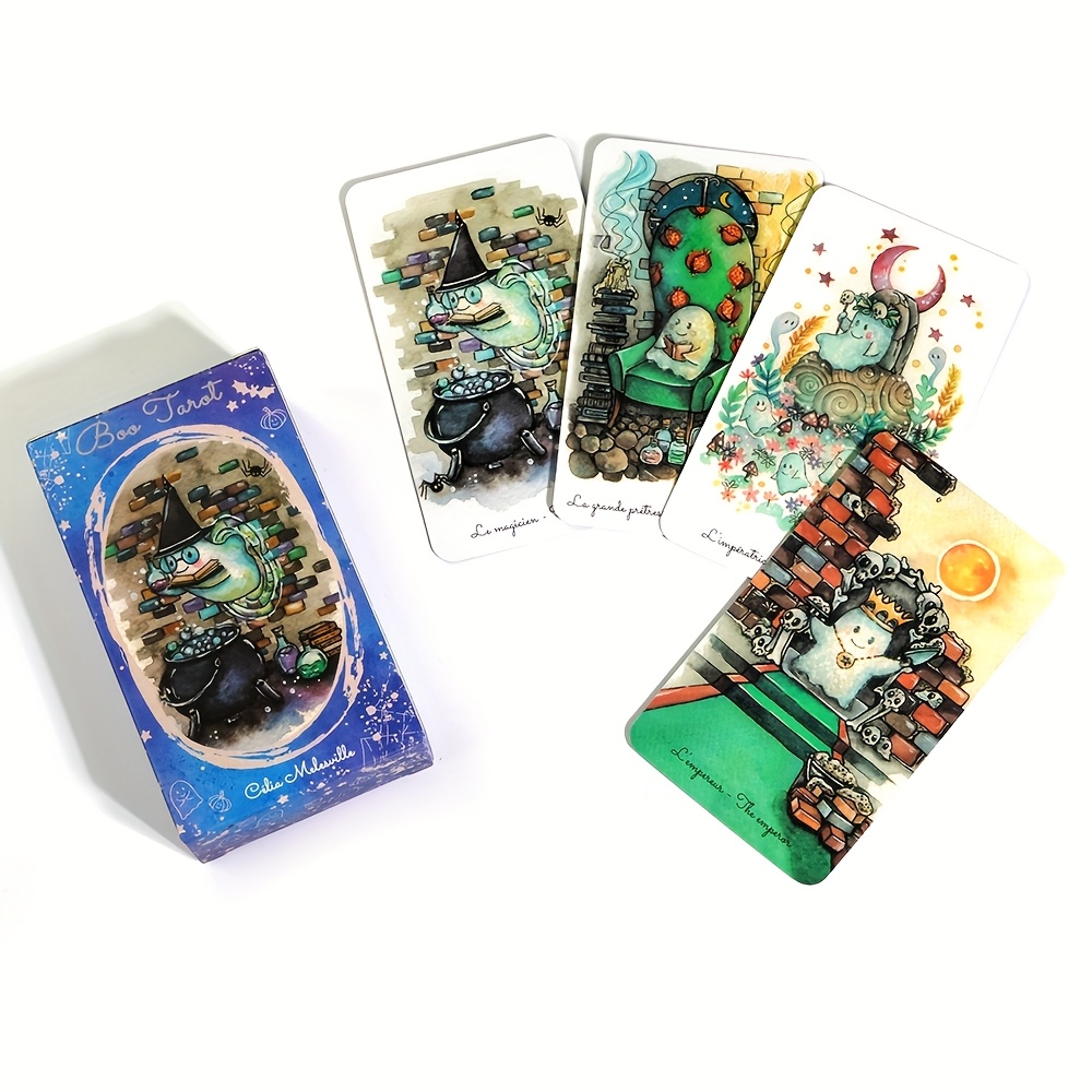 Boo Tarot Deck Ghosts Ghost Re – Tarot Deck With Guidebook recenzja i cena