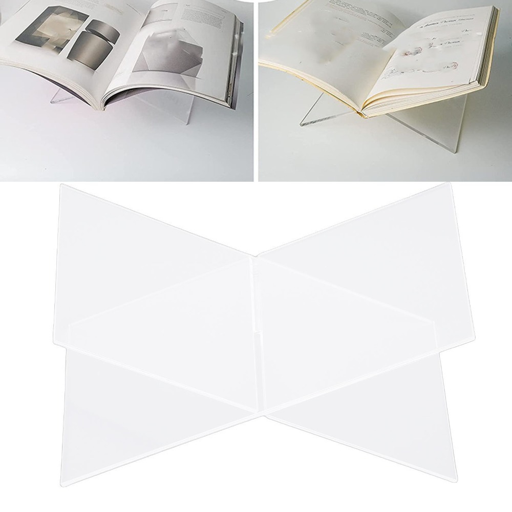 1 zestaw stojaków na książki w – Clear Acrylic Book Stand Holder recenzja i cena