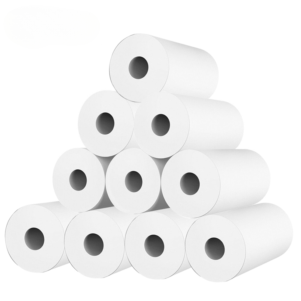 NOWE 10 rolek papieru termiczn – Mini Pocket Thermal Printer Paper Roll recenzja i cena