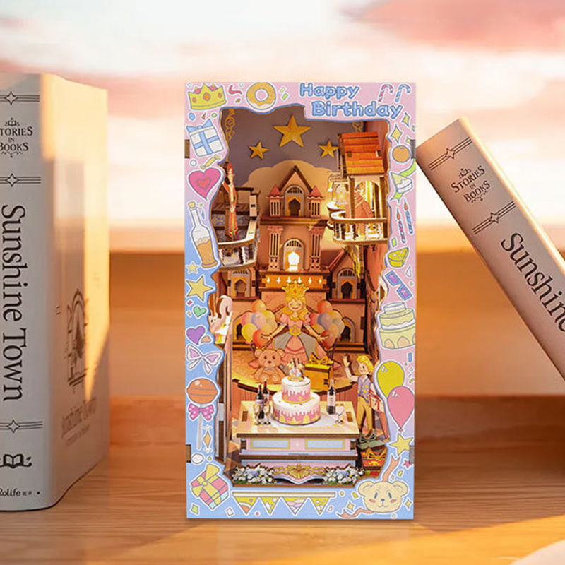DIY Drewniana półka na książki – Diy Wooden Book Nook Kit Shelf Insert recenzja i cena